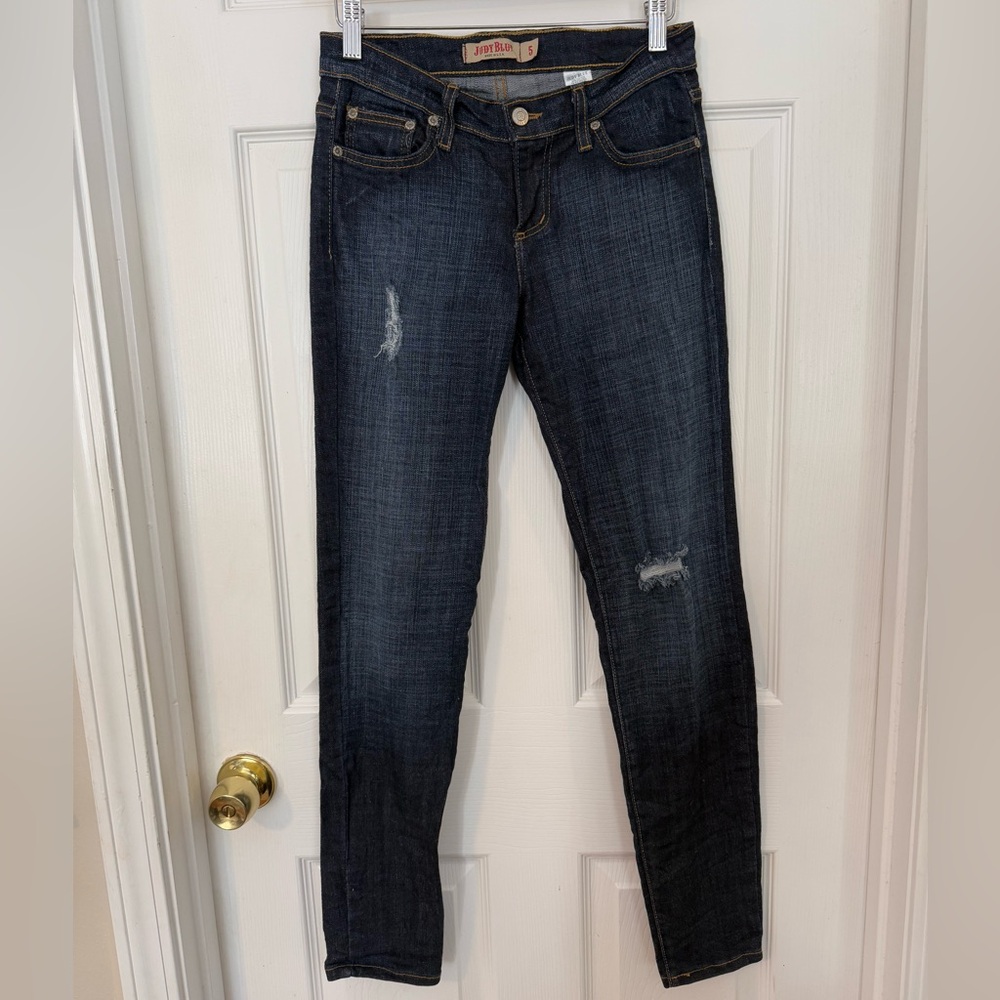Judy Blue slim fit dark wash jeans, size 5